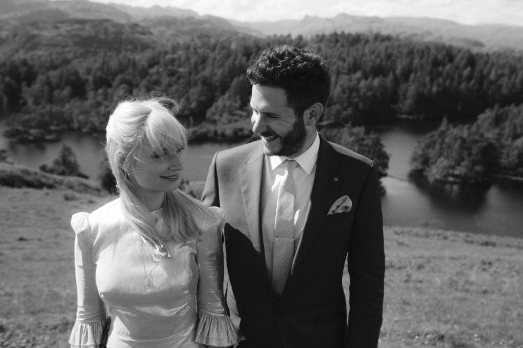 Andrew and Lucinda Portrait Wedding Shooting Outside