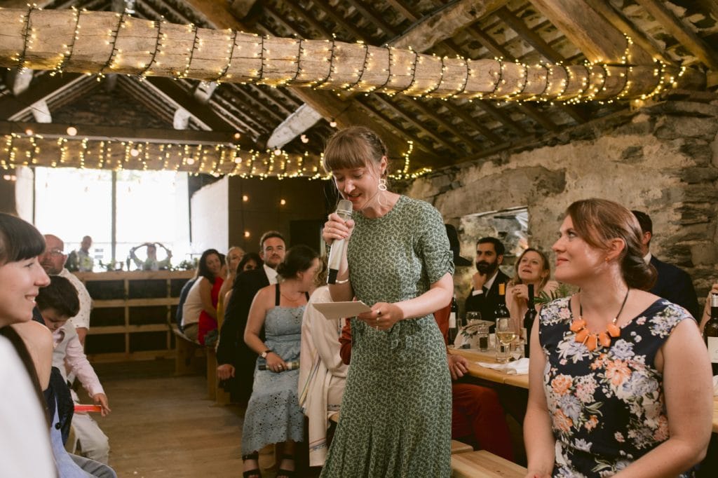 Guest Speaking and Guests Listening in Main Hall Portrait Session