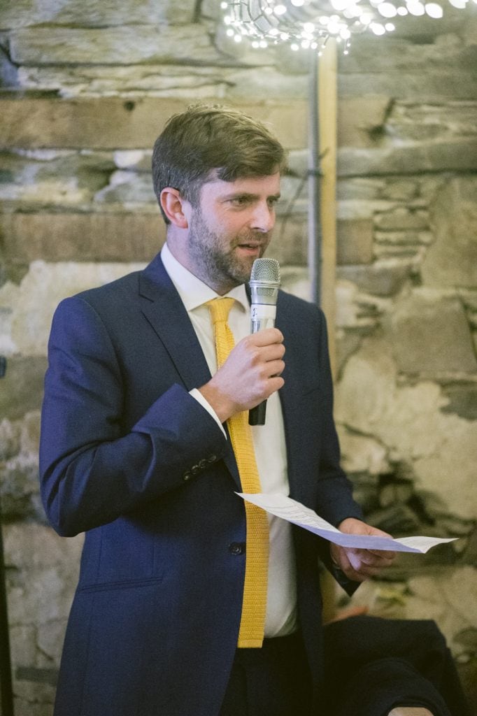 Guests Standing Speech Portrait Session