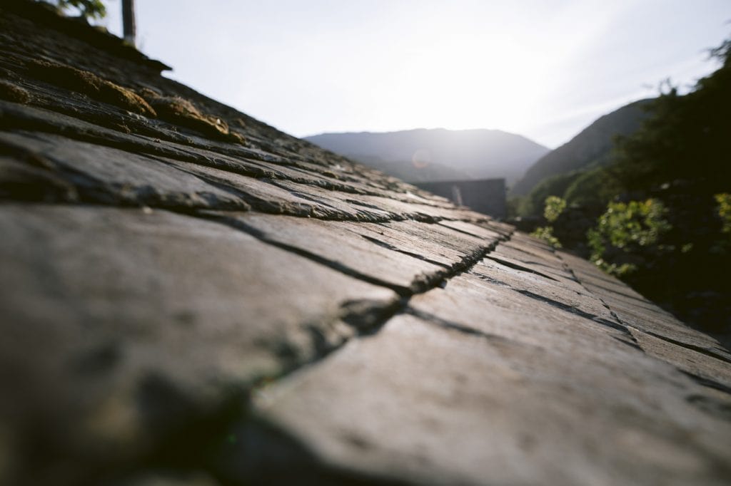 Decorative Roof Top Long Shot Portrait Session