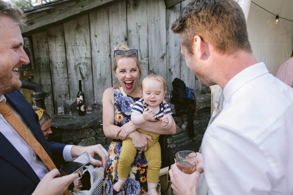 Woman and Baby Portrait Session Shot Outside