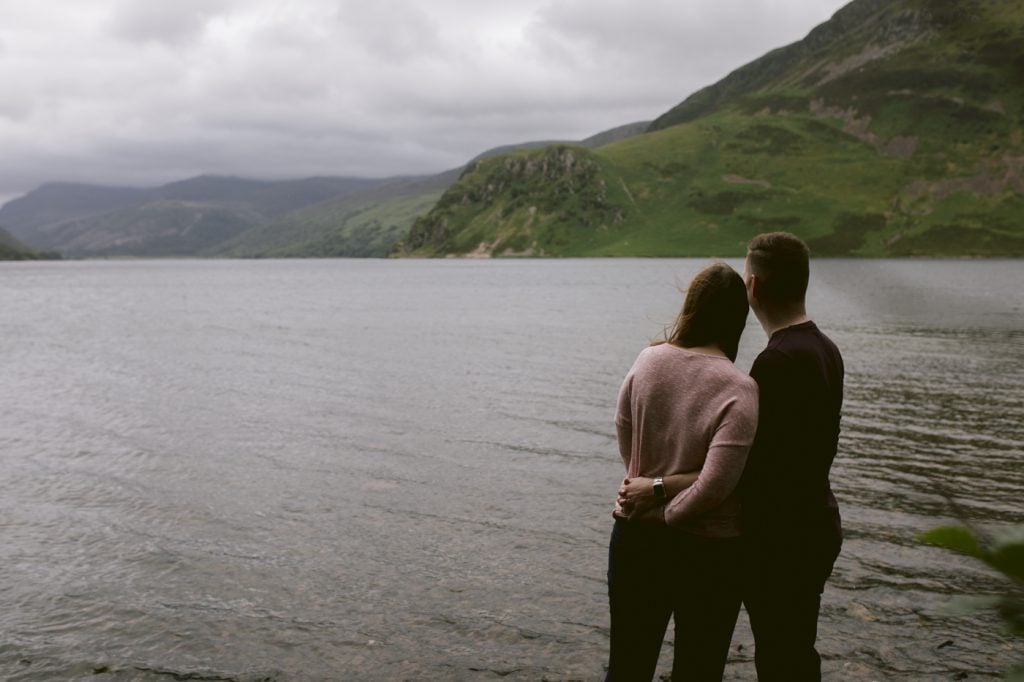 Couple by the Lake at Ennerdale Water