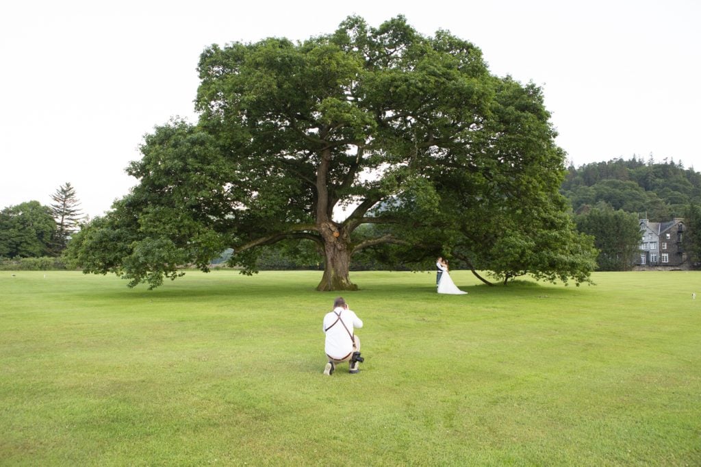 Behind the scenes "real life" photograph.